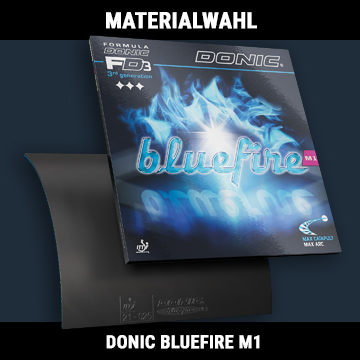 DONIC BLUEFRIE M1 Vorhand