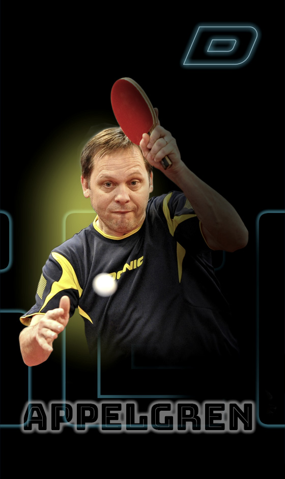 Mikael Appelgren Table Tennis LegendDonicfamily