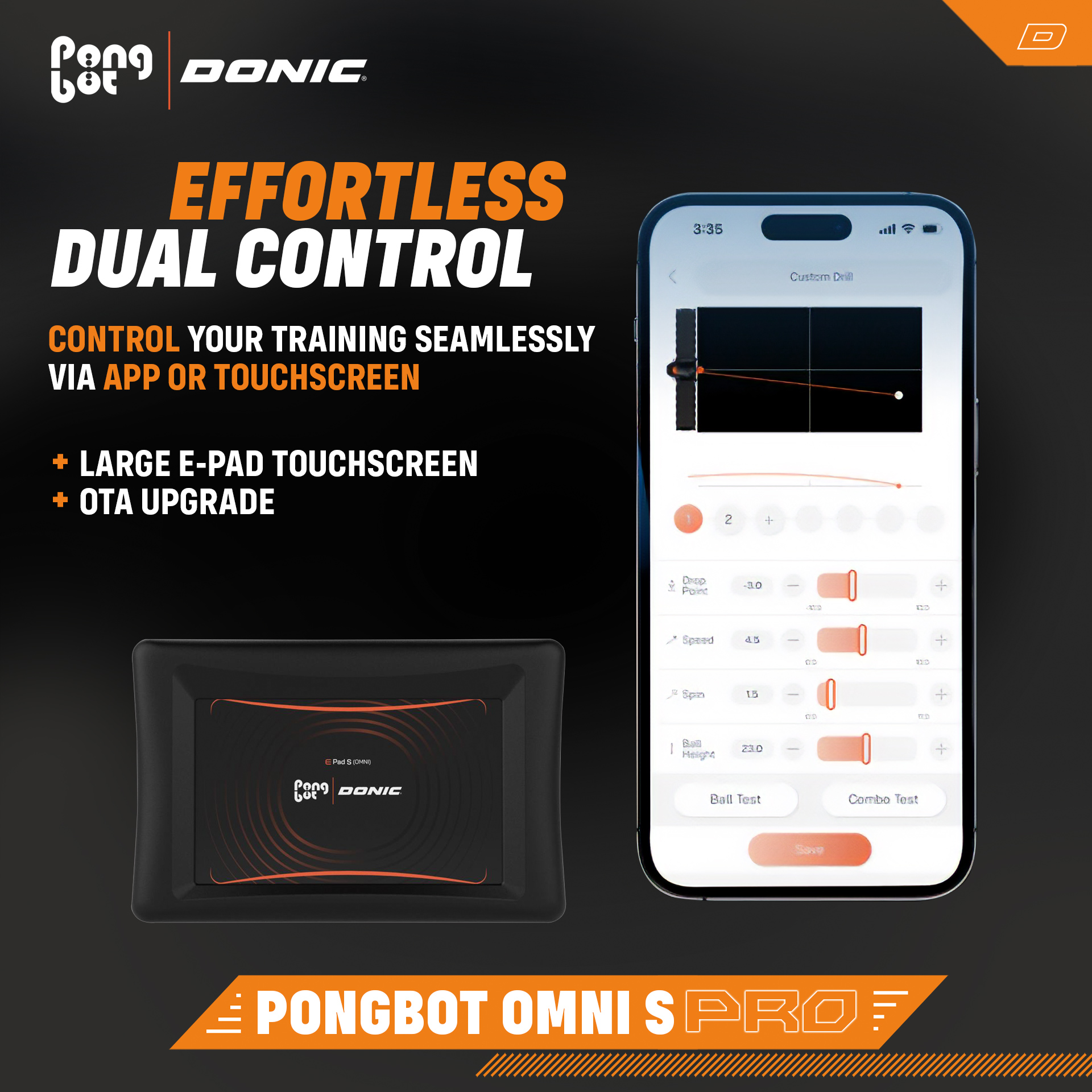 DONIC - PONGBOT OMNI S PRO
