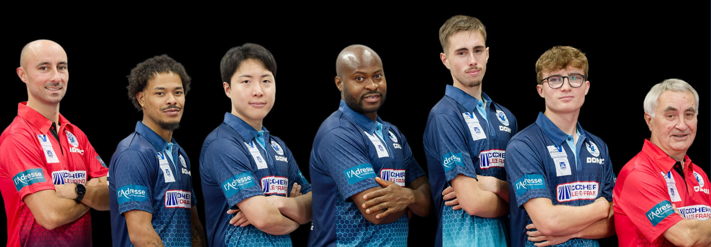 Team des TischtennisvereinsAS Pontoise Cergy