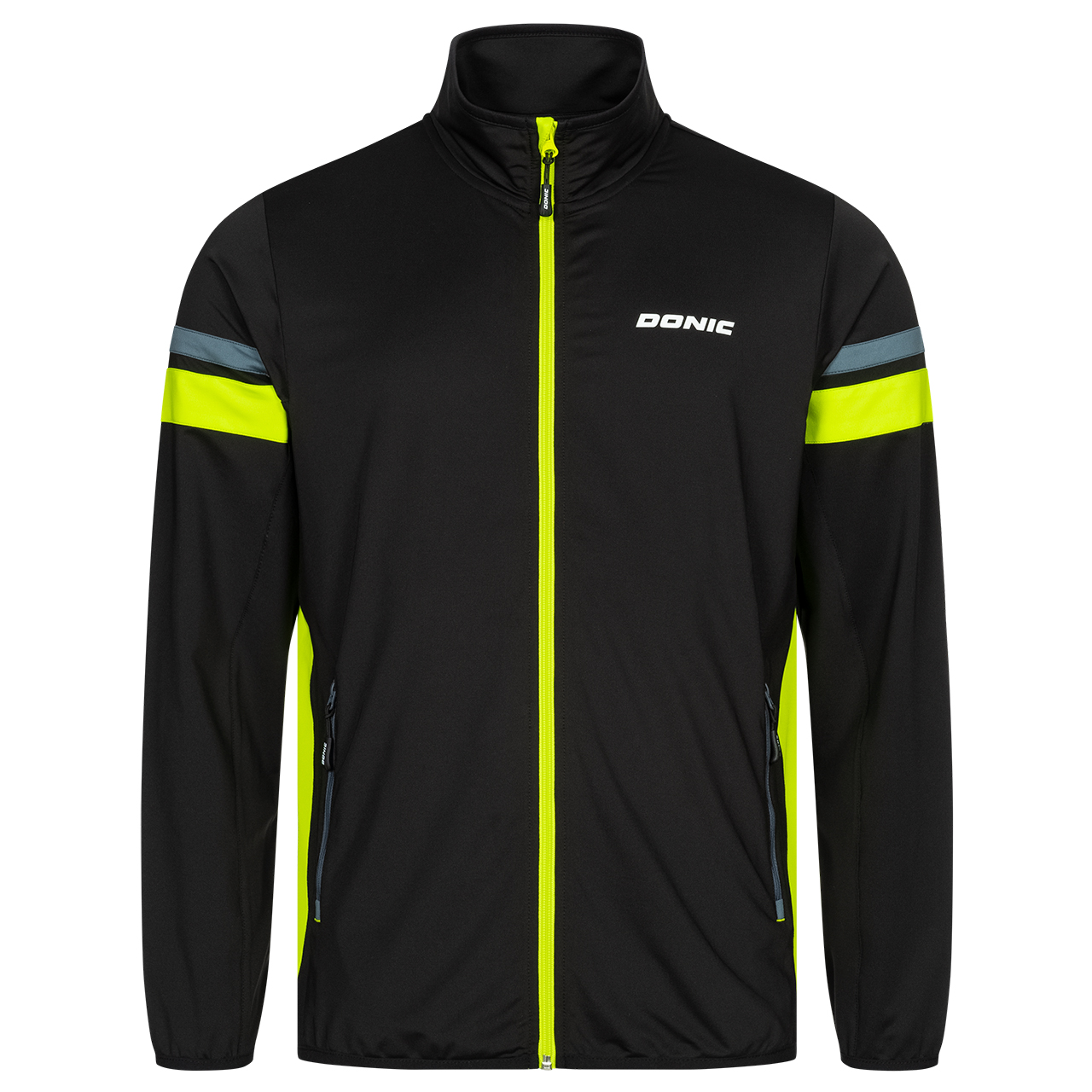 donic-tracksuit_paddox-black-front-top-stills-web DONIC Anzugjacke Paddox schwarz/anthr./lime
