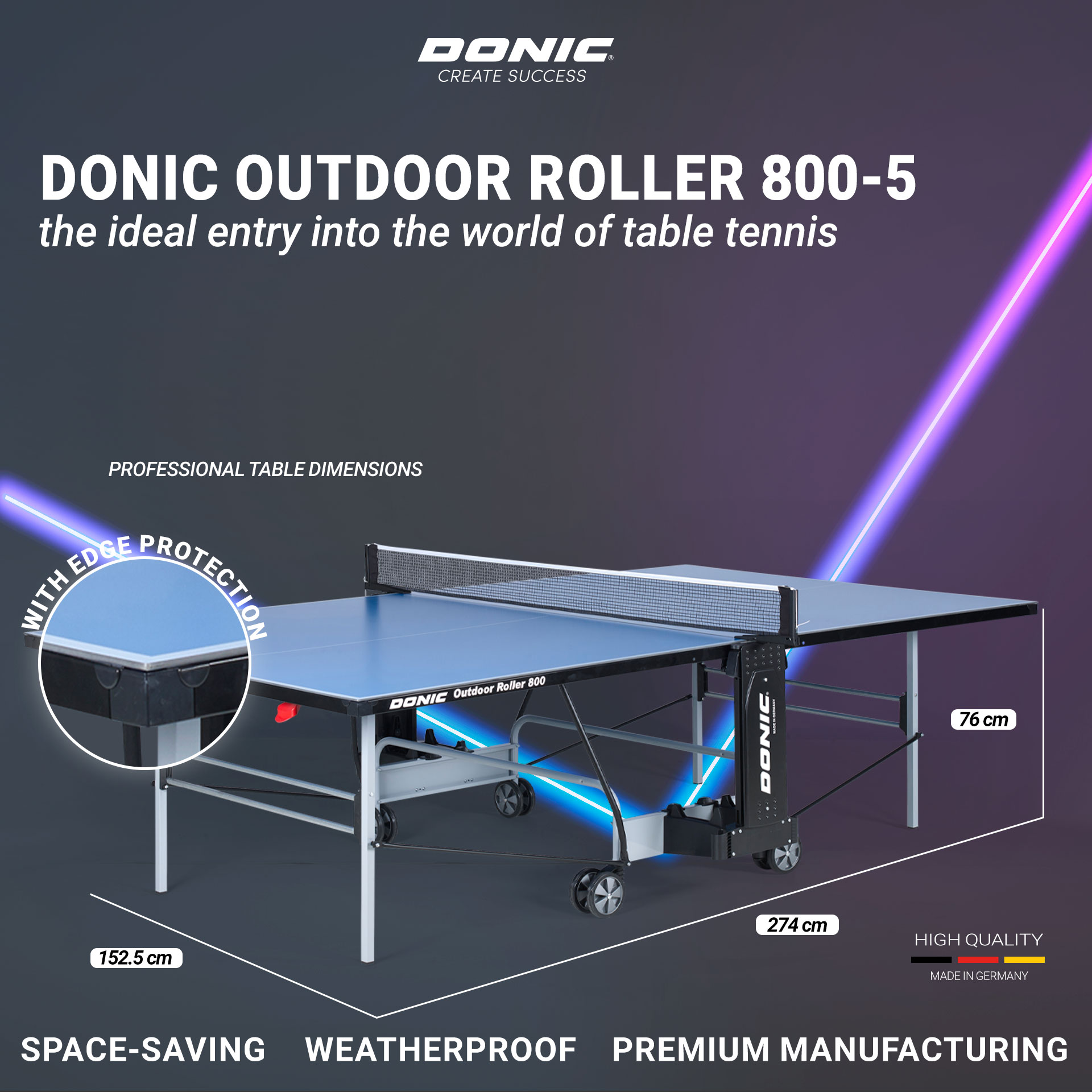 DONIC Outdoor Roller 800 -5 DONIC Outdoor Roller 800 -5