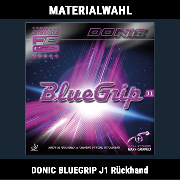 DONIC BLUEGRIP J1 Rueckhand