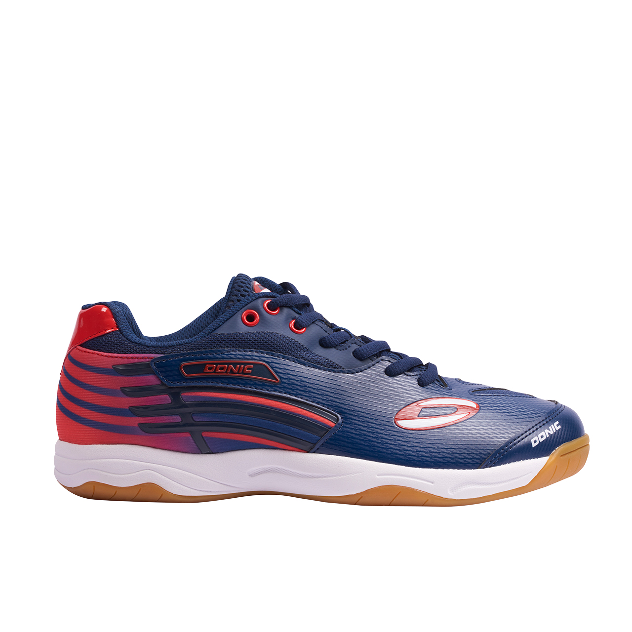 donic-shoe_spaceflex-blue-side-web DONIC Spaceflex marine/rot side