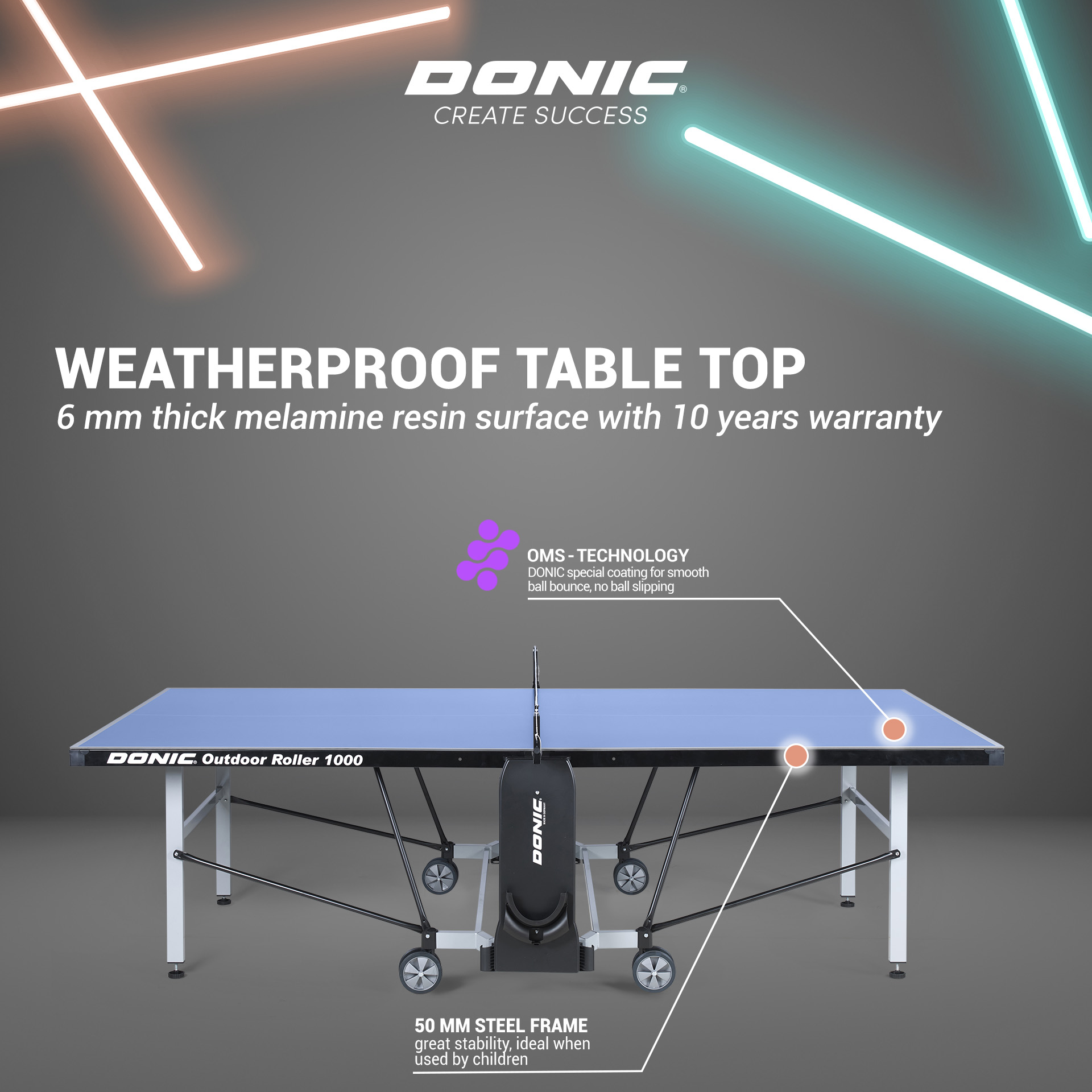 DONIC Outdoor ROLLER 1000 DONIC Outdoor ROLLER 1000