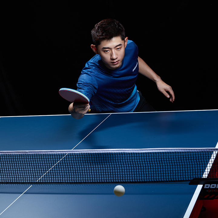 Zhang JIke TT-Spieler beim Spiel