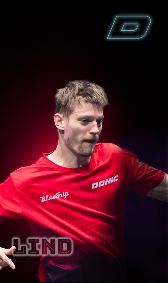 Anders Lind dänische Tischtennis Spieler