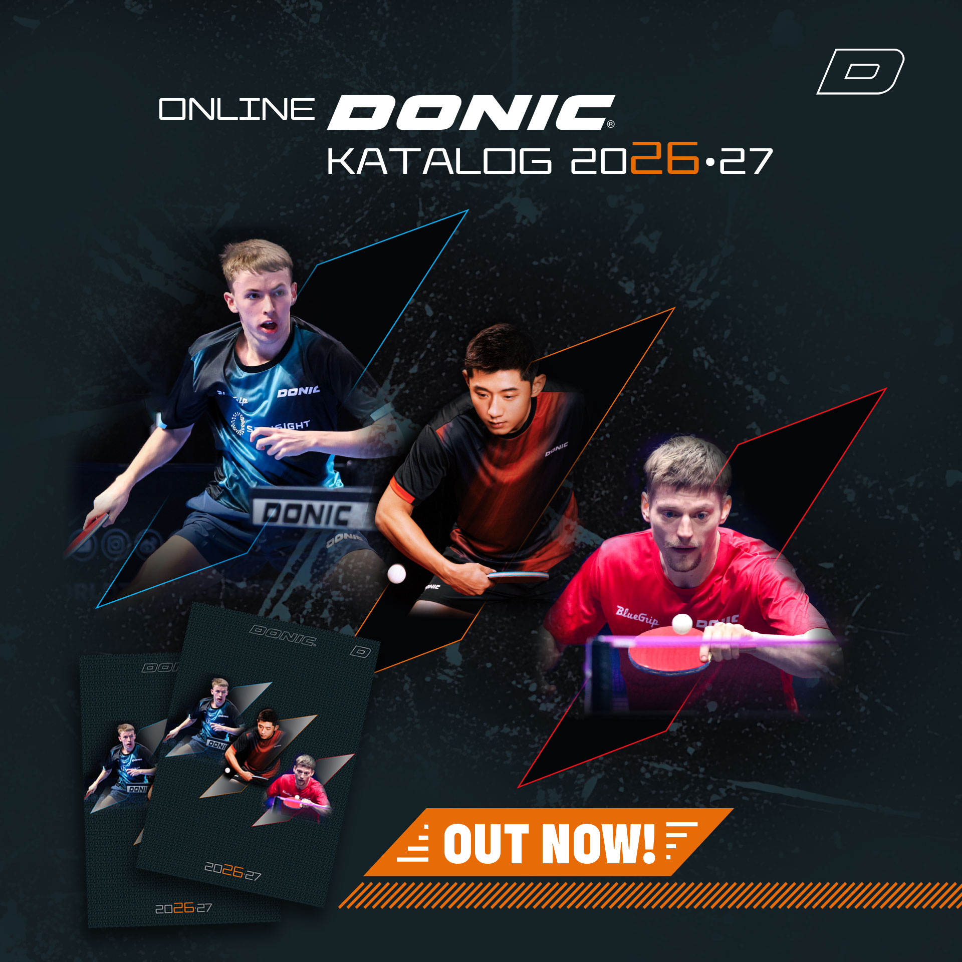 DONIC Online Blätter-Katalog 2026 / 2027