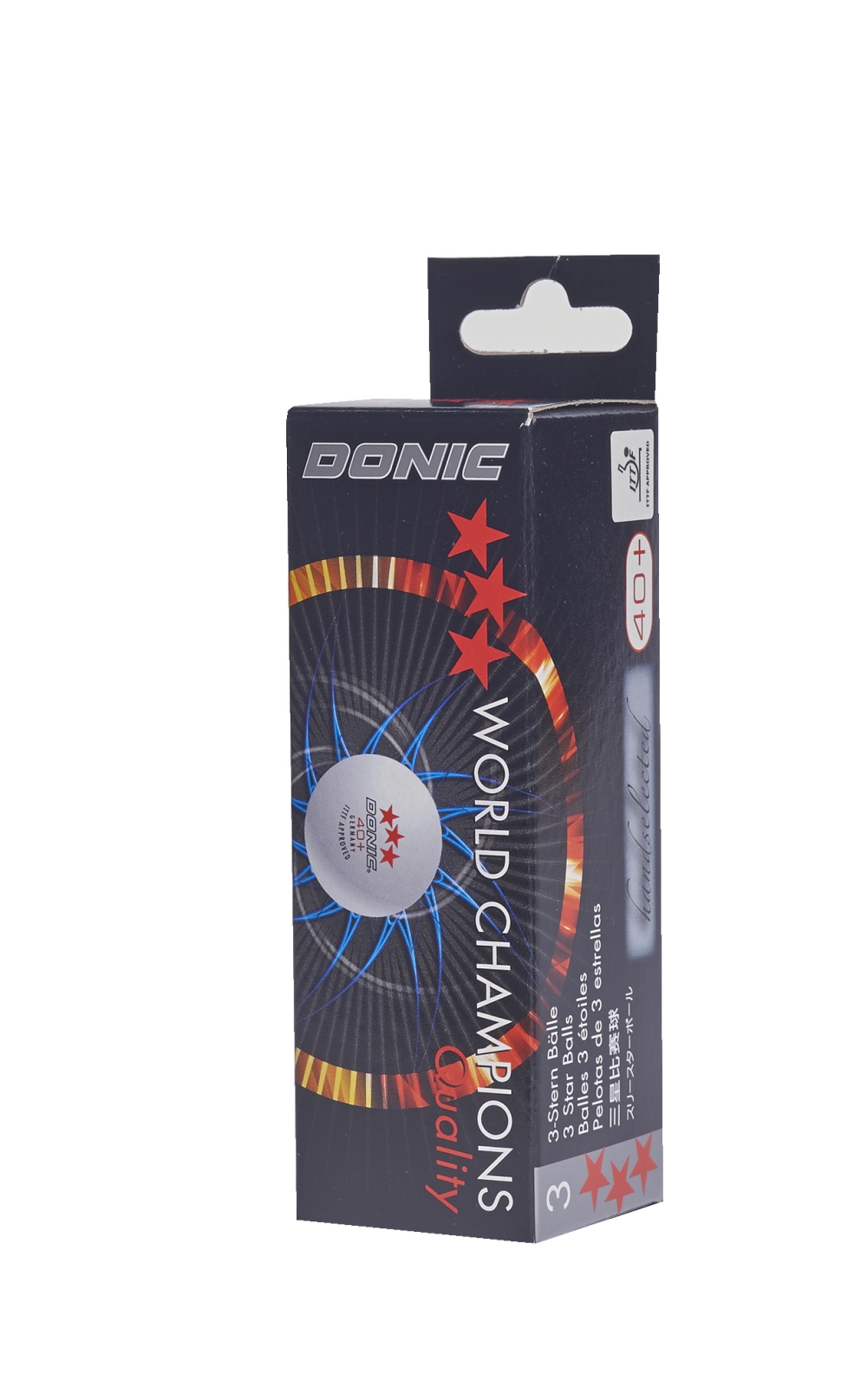 3803 DONIC 40+ *** Cell-Free - 3er Box