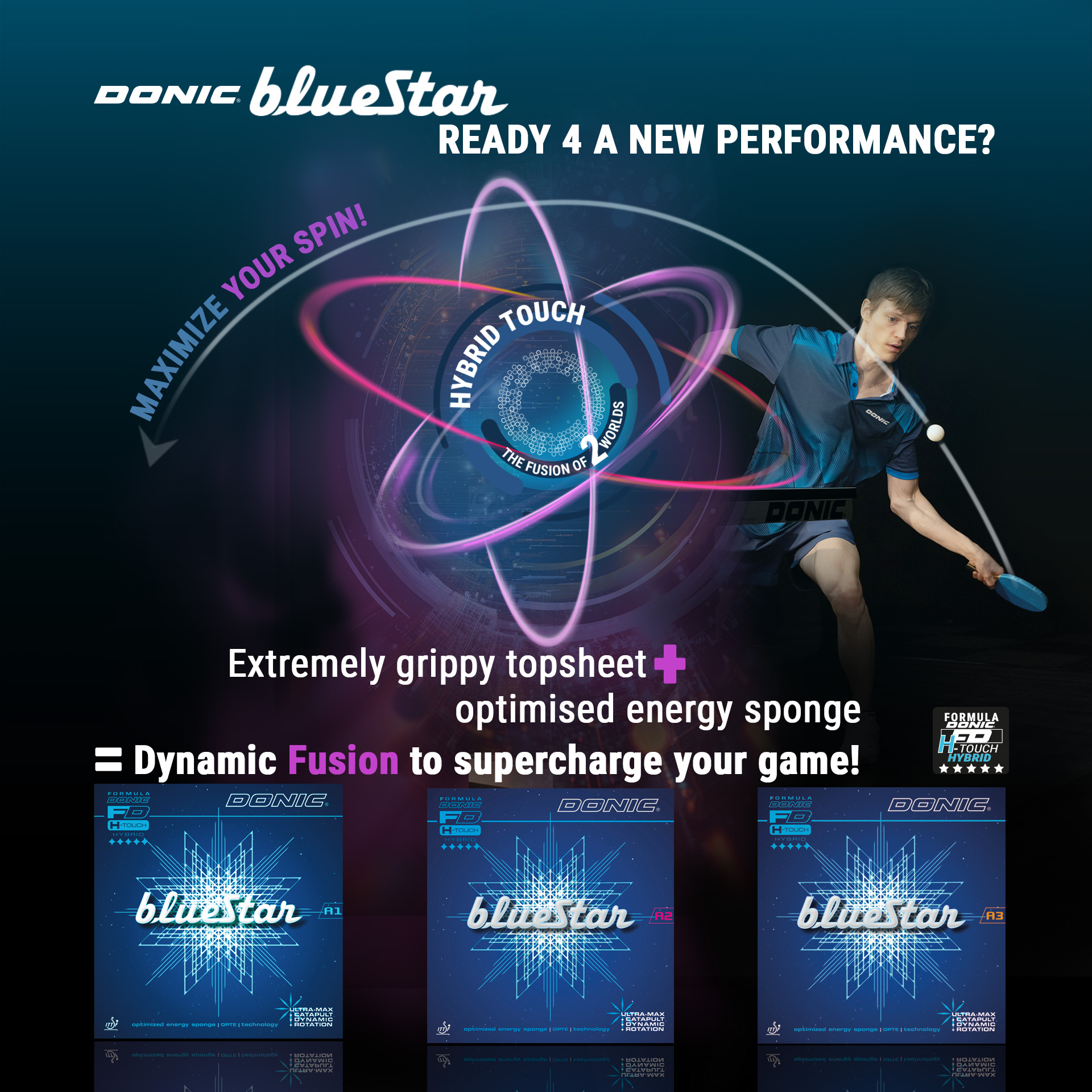 DONIC BLUESTAR A3 DONIC BLUESTAR A3