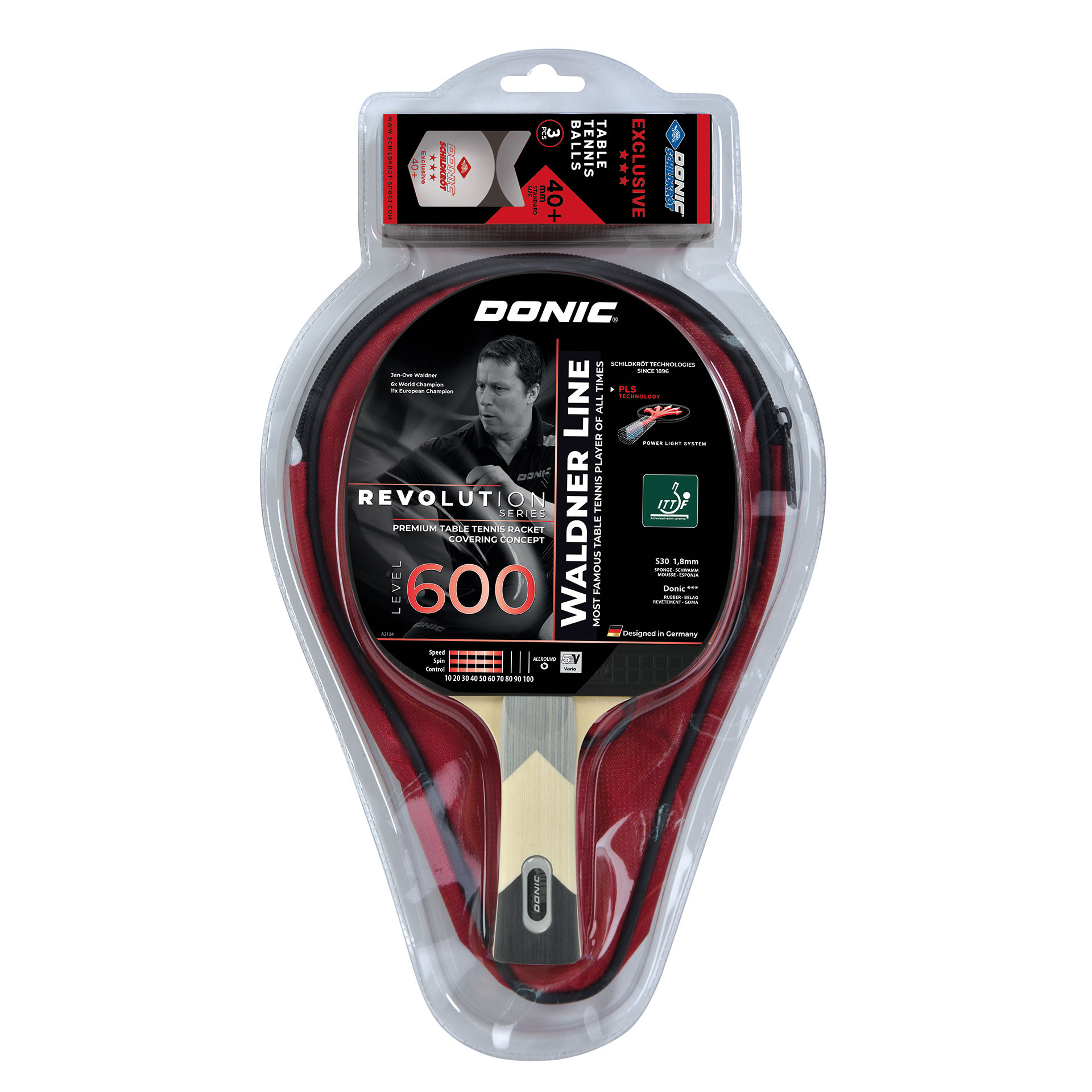 Set de raquettes hobby DONIC WALDNER 600
