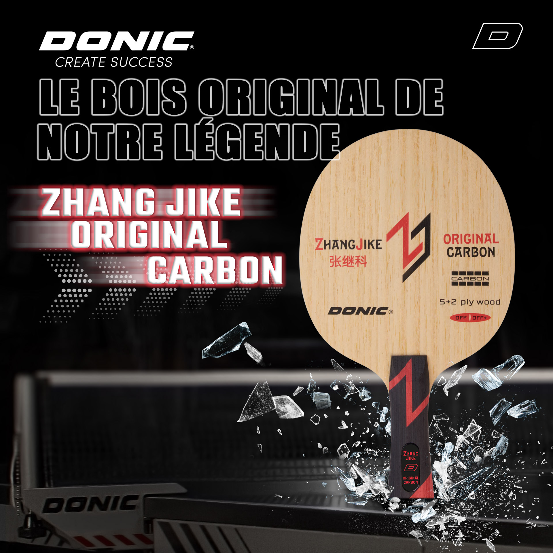  DONIC ZHANG JIKE ORIGINAL CARBON 