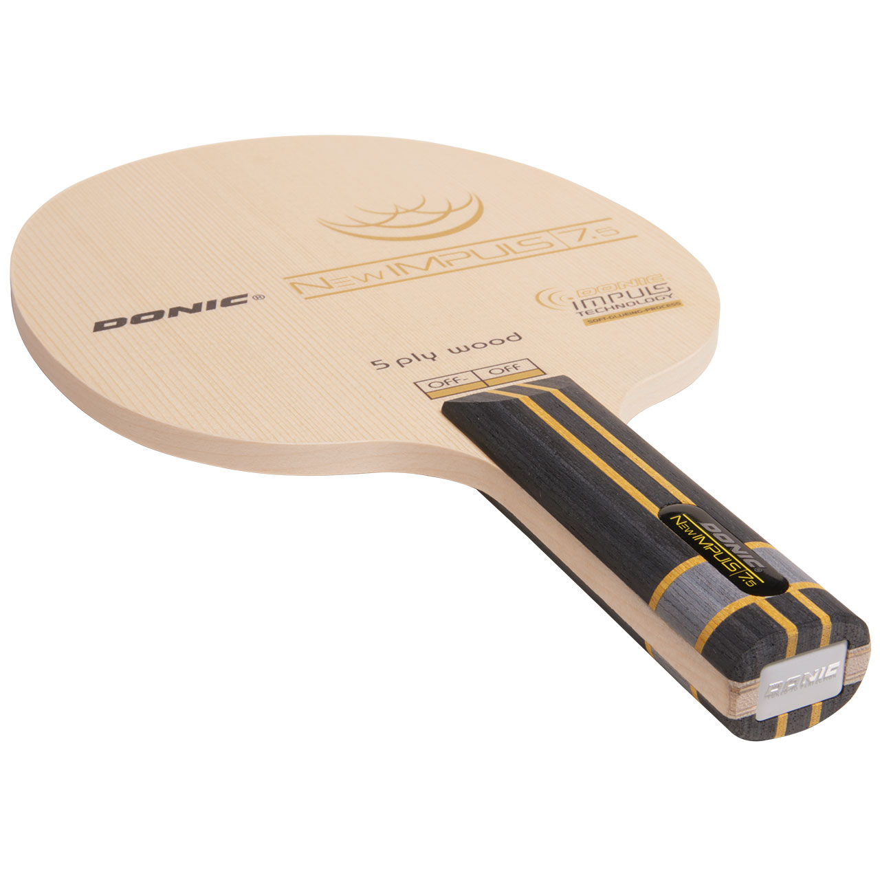 donic-blade-new_impuls_7_5-grip-web Tischtennis Holz DONIC New Impuls 7.5 Griff