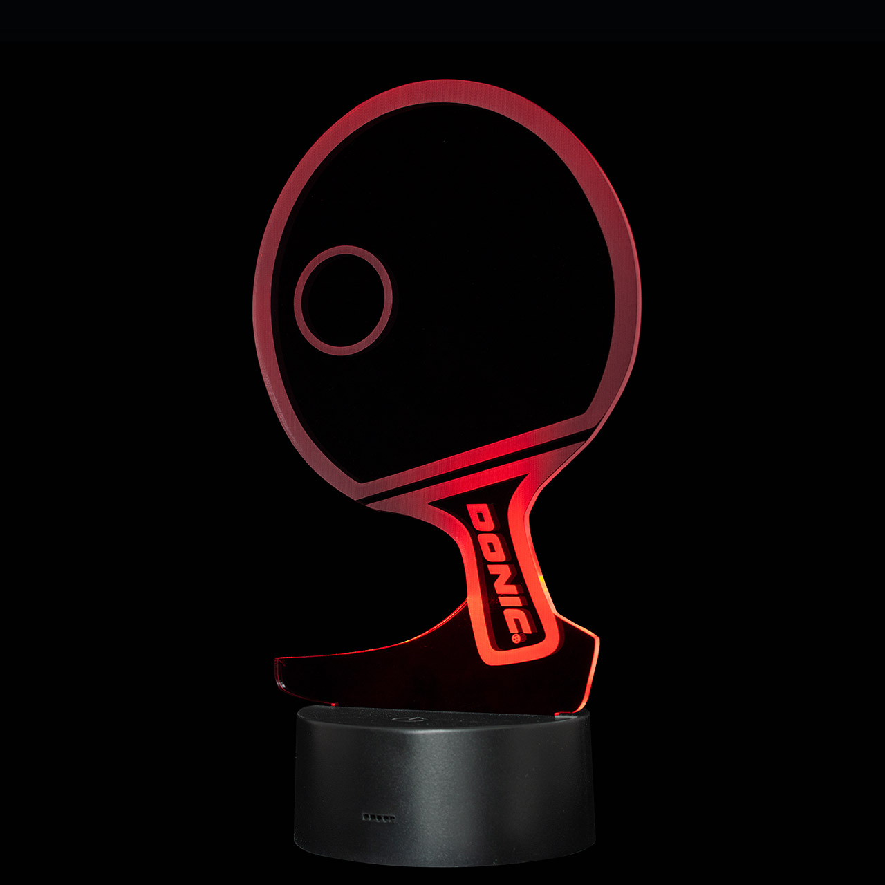 lampe trophée LED - couleur rouge