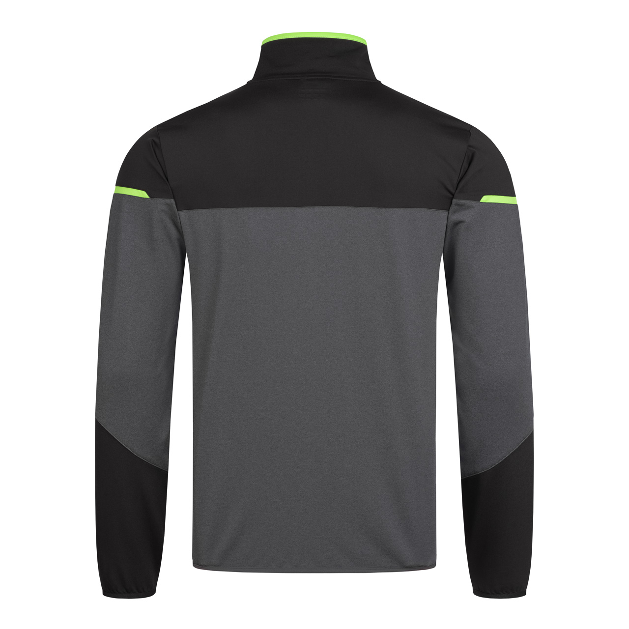donic-tracksuit_craft-black-green-top-back-web DONIC Tischtennis Anzugjacke Craft schwarz/limegrün Rücken