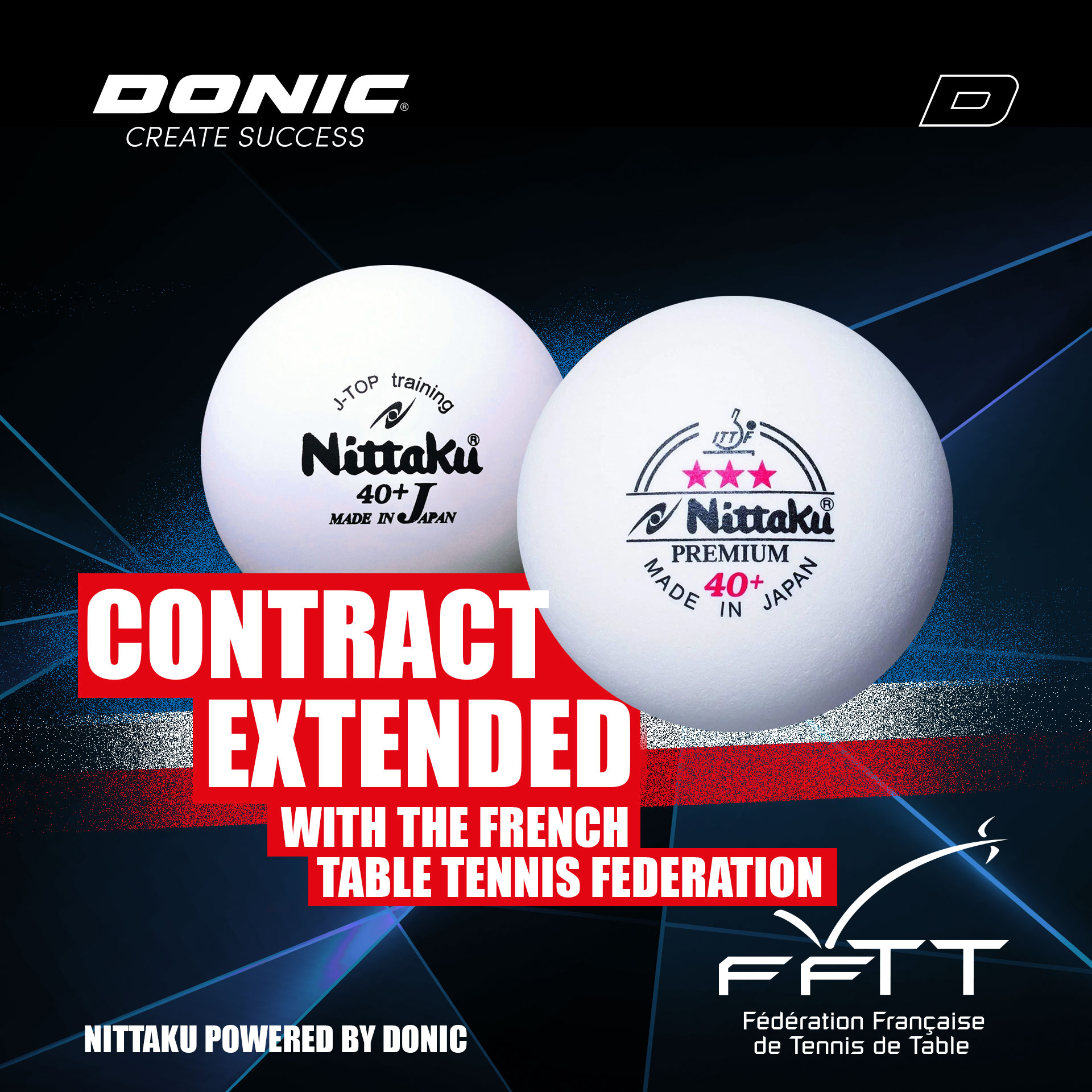 Nittaku Premium 40+ *** Made in Japan Cell-Free Nittaku Premium 40+ *** Made in Japan Cell-Free