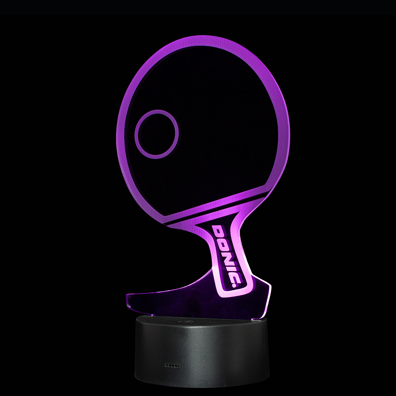 lampe trophée LED - couleur violet
