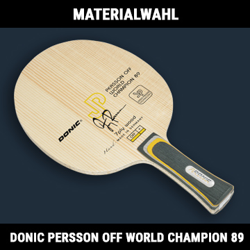DONIC PERSSON WORLD CHAMPION 89
