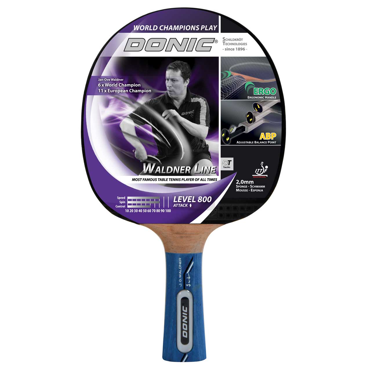 Waldner-800 Komplettschläger Waldner 800