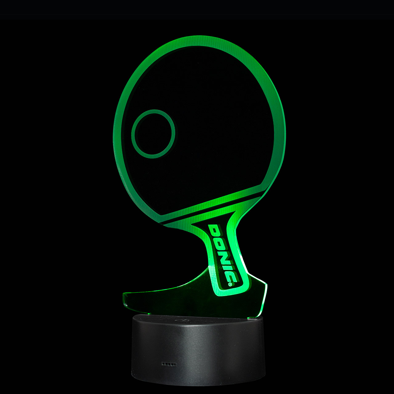lampe trophée LED - couleur vert