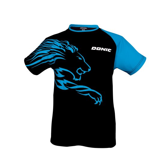 5019 DONIC T-Shirt Lion schwarz/blau