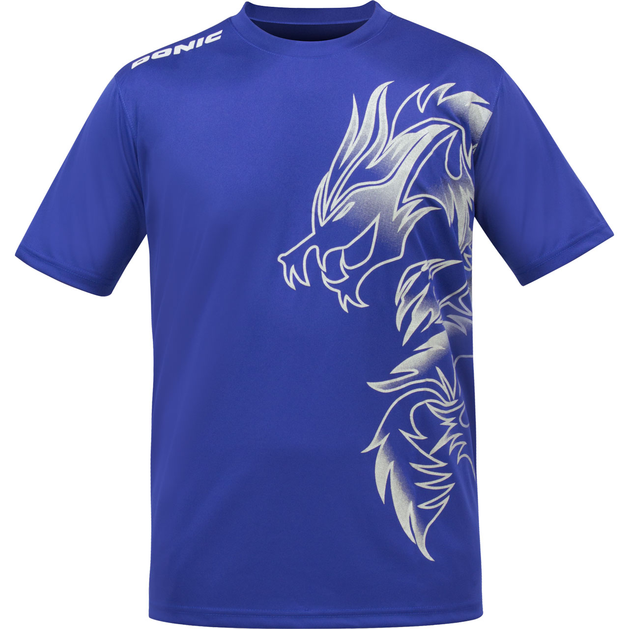 donic-shirt_dragon-royal-web Tischtennis DONIC T-Shirt Dragon blau Brust