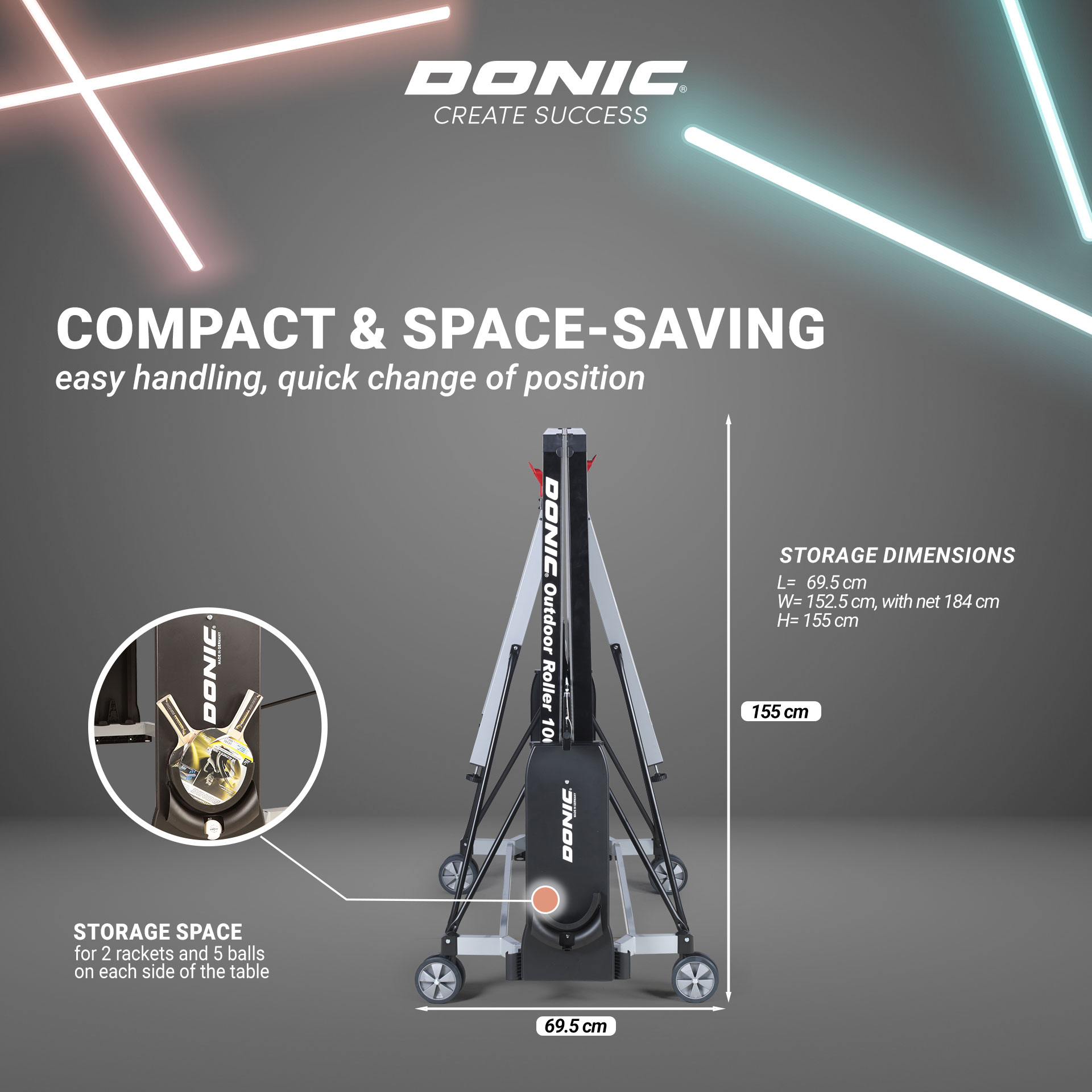 DONIC Outdoor ROLLER 1000 DONIC Outdoor ROLLER 1000