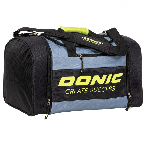 Спортивная сумка DONIC Sequence с большим основным отделением, внешним отделением, отделением для обуви и передним отделением на молнии. Размер 51 x 31 x 30 см