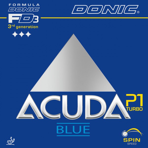 Tischtennis Belag DONIC Acuda Blue P1 Turbo Cover