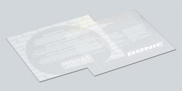 DONIC RUBBER PROTECTION SHEET FORMULA