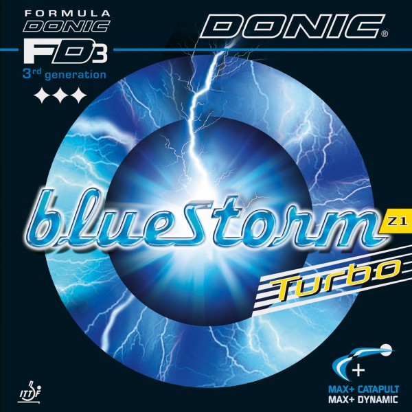 Tischtennis Belag DONIC Bluestorm Z1 Turbo Cover