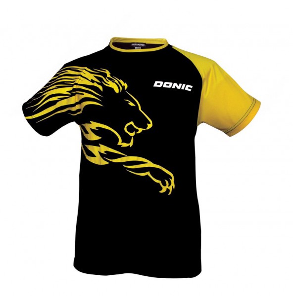 DONIC T-Shirt Lion schwarz/gelb