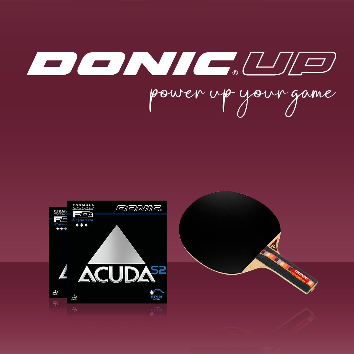 Bundle DONIC WALDNER SENSO CARBON und ACUDA S2